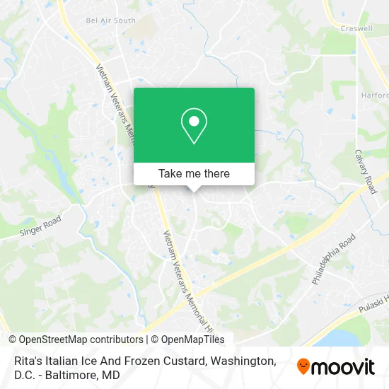 Rita's Italian Ice And Frozen Custard map