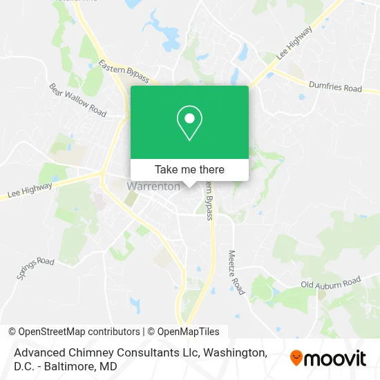 Advanced Chimney Consultants Llc map