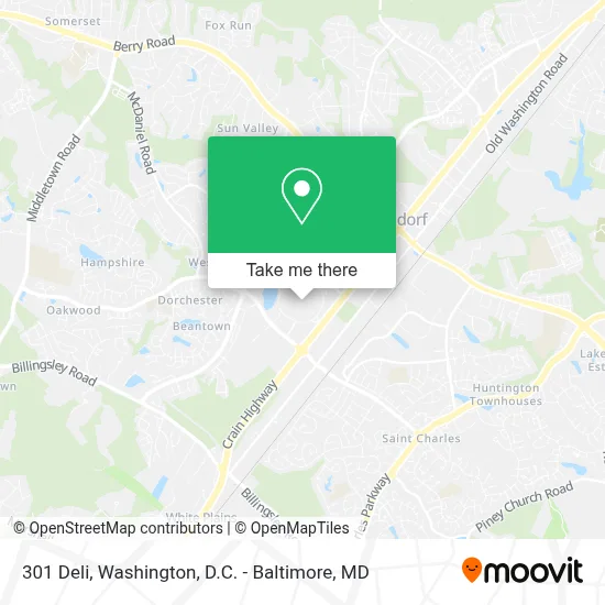 301 Deli map