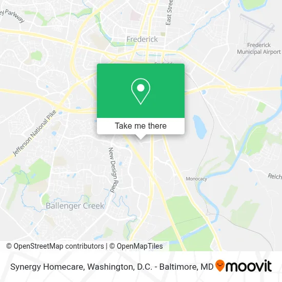 Synergy Homecare map
