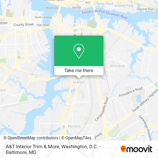 A&T Interior Trim & More map