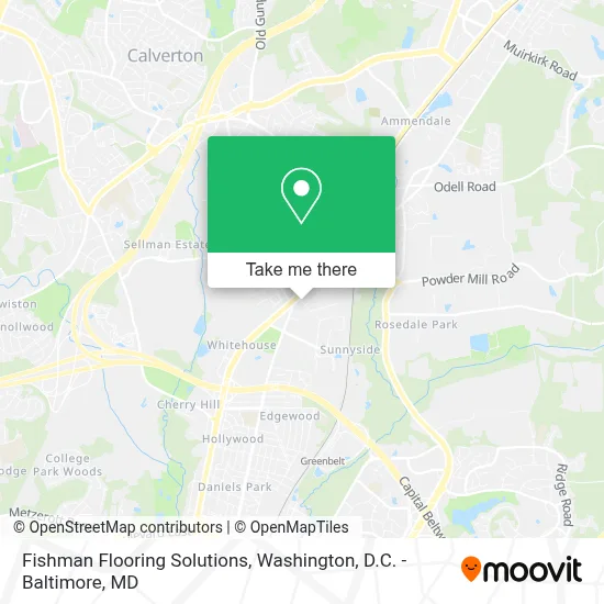 Fishman Flooring Solutions map