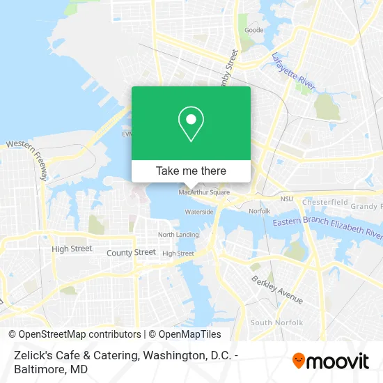 Zelick's Cafe & Catering map