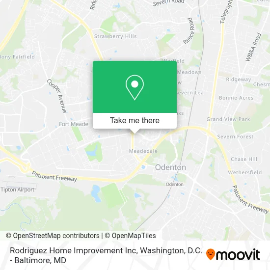 Rodriguez Home Improvement Inc map