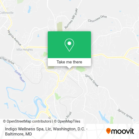Indigo Wellness Spa, Llc map
