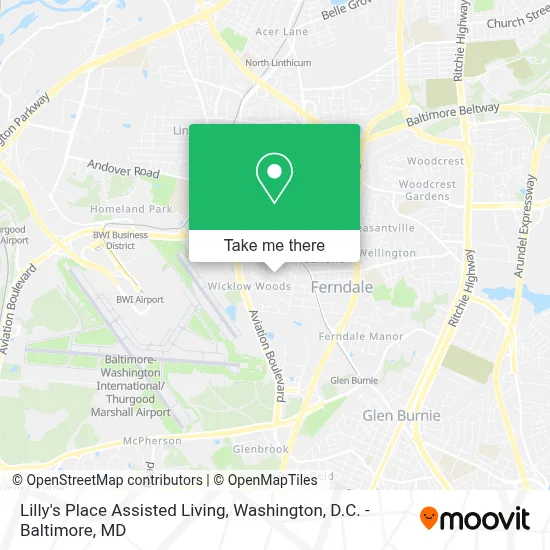 Lilly's Place Assisted Living map
