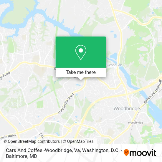 Cars And Coffee -Woodbridge, Va map