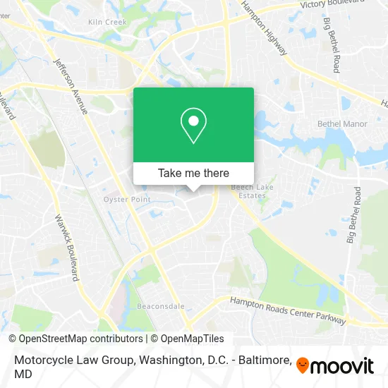 Motorcycle Law Group map