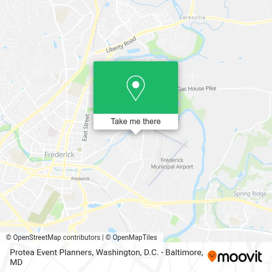 Protea Event Planners map