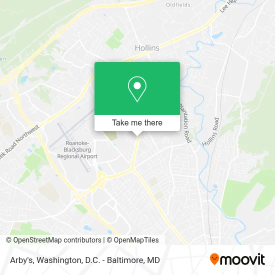 Arby's map