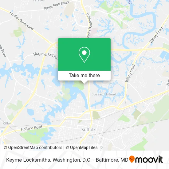 Keyme Locksmiths map