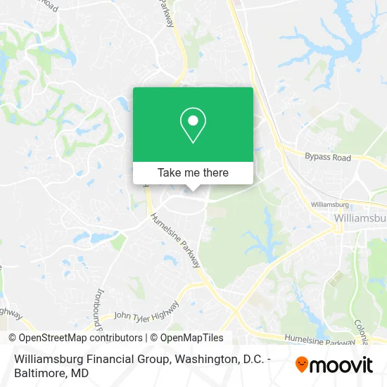 Williamsburg Financial Group map