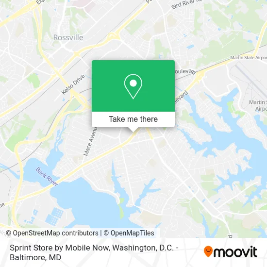 Sprint Store by Mobile Now map
