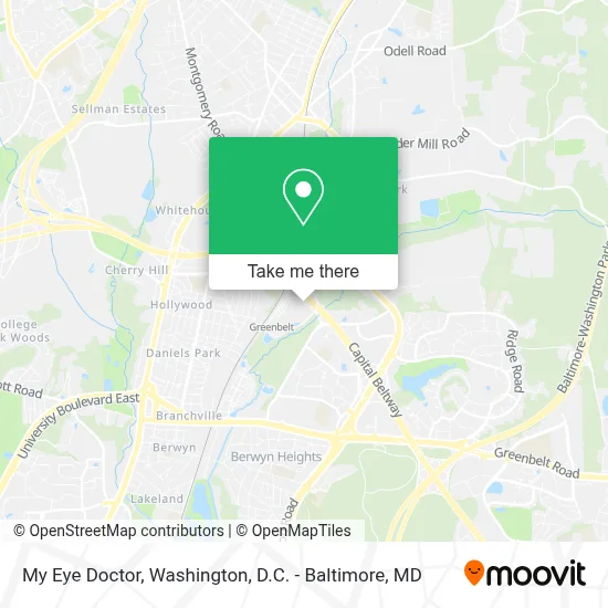 My Eye Doctor map