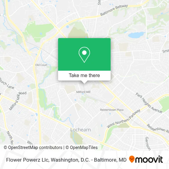 Flower Powerz Llc map