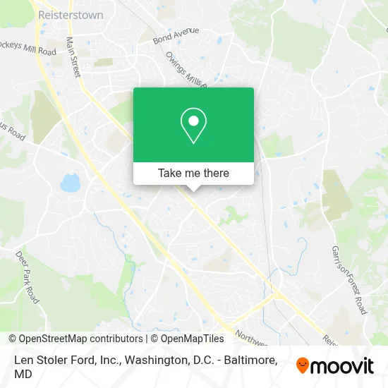 Len Stoler Ford, Inc. map
