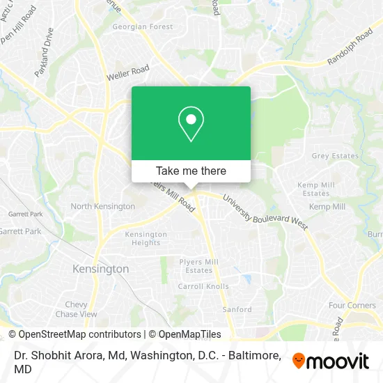 Dr. Shobhit Arora, Md map
