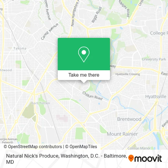 Natural Nick's Produce map