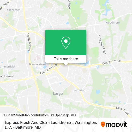Express Fresh And Clean Laundromat map