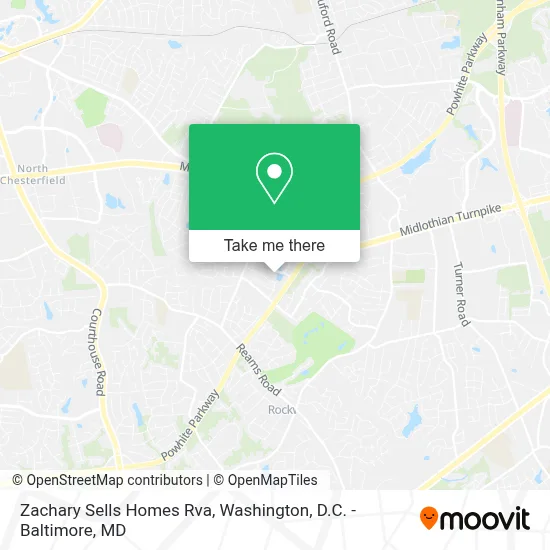 Zachary Sells Homes Rva map