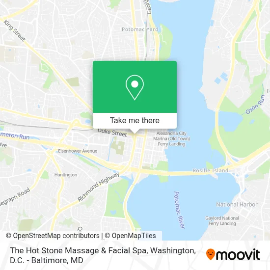 The Hot Stone Massage & Facial Spa map