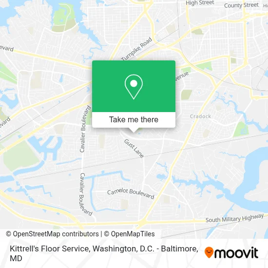 Kittrell's Floor Service map