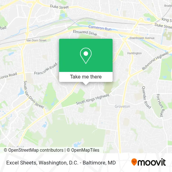 Excel Sheets map
