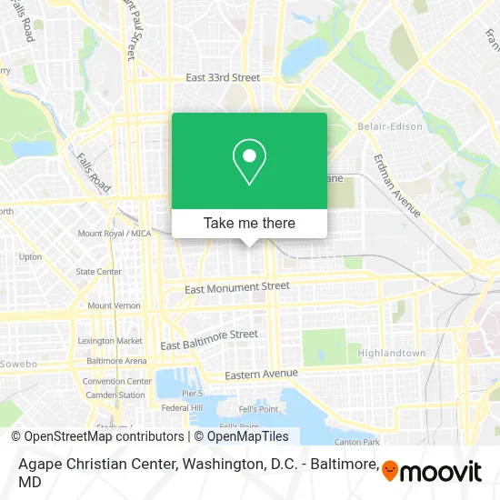 Agape Christian Center map