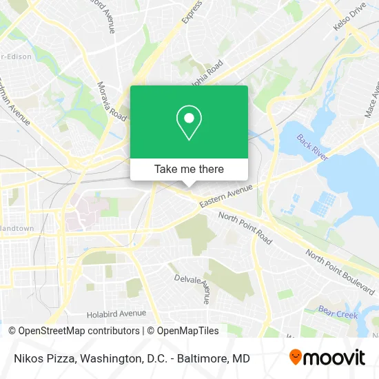Nikos Pizza map