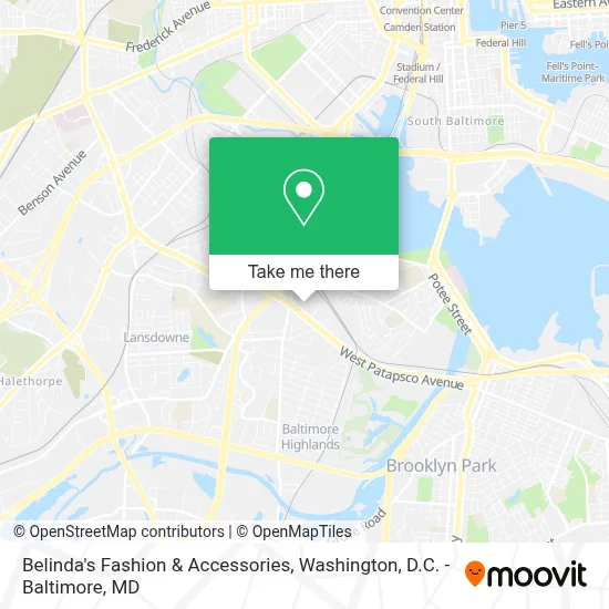 Belinda's Fashion & Accessories map