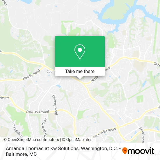 Amanda Thomas at Kw Solutions map