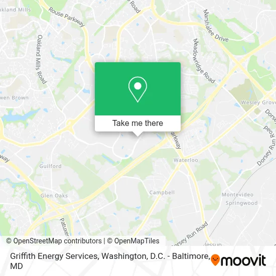 Griffith Energy Services map