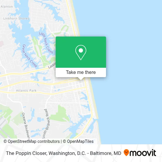 The Poppin Closer map