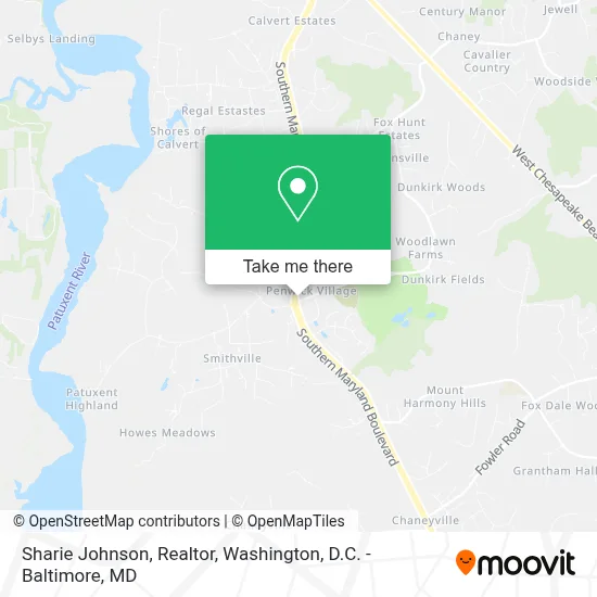 Sharie Johnson, Realtor map