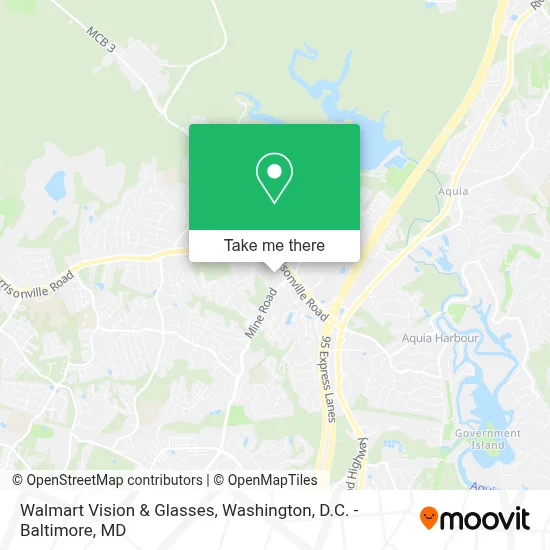 Walmart Vision & Glasses map