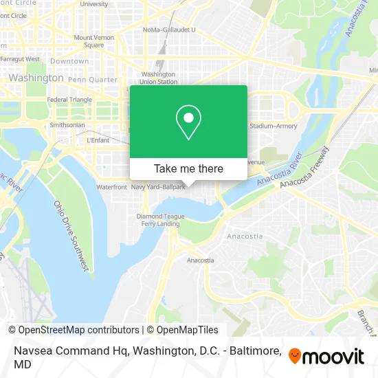 Navsea Command Hq map