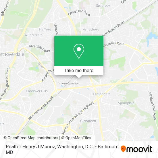 Realtor Henry J Munoz map
