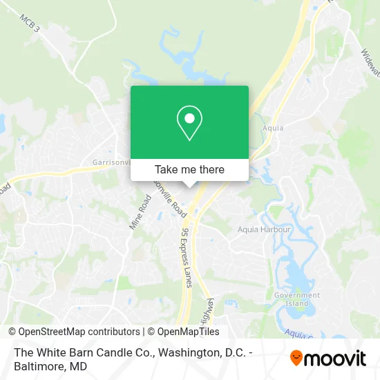 The White Barn Candle Co. map
