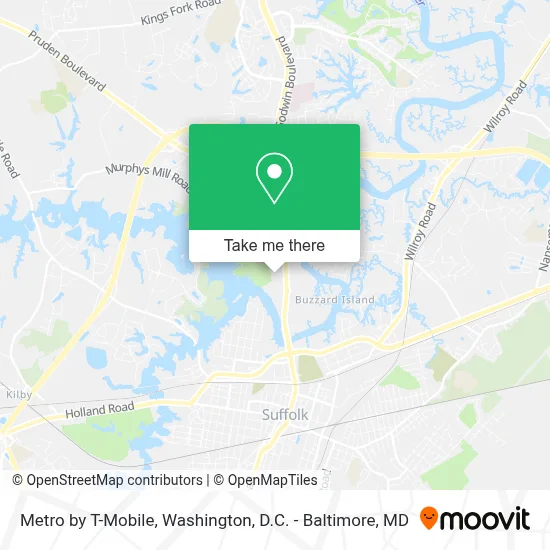 Metro by T-Mobile map