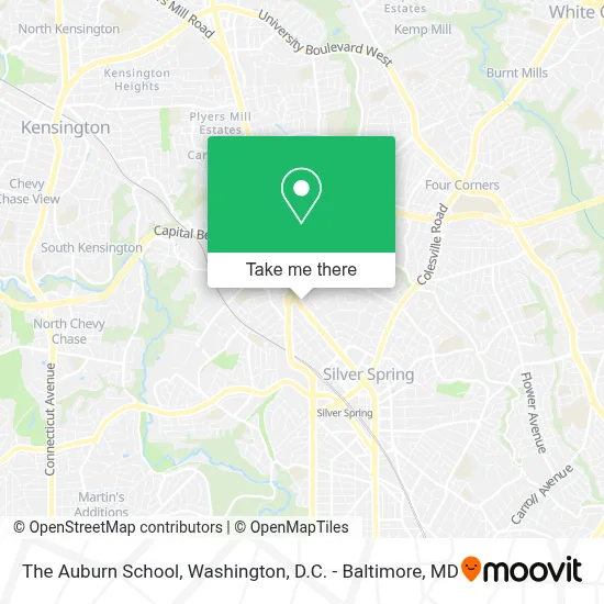 The Auburn School map