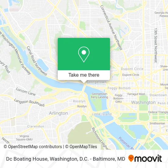 Dc Boating House map