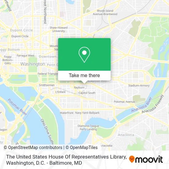 The United States House Of Representatives Library map