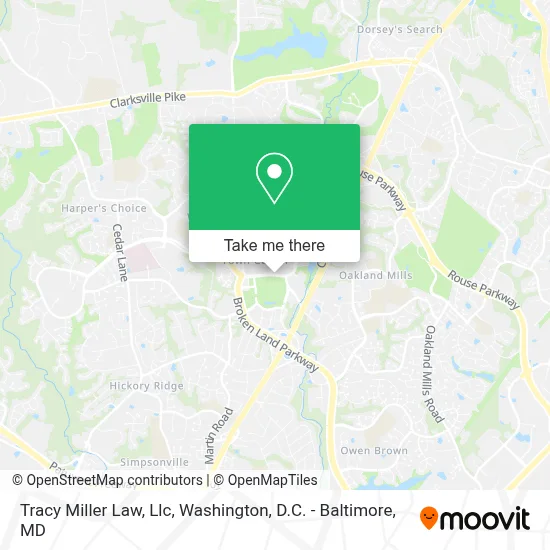 Tracy Miller Law, Llc map