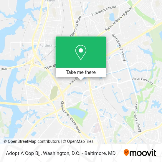 Adopt A Cop Bjj map