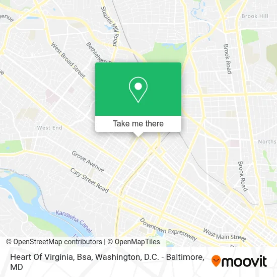 Heart Of Virginia, Bsa map