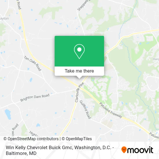 Win Kelly Chevrolet Buick Gmc map