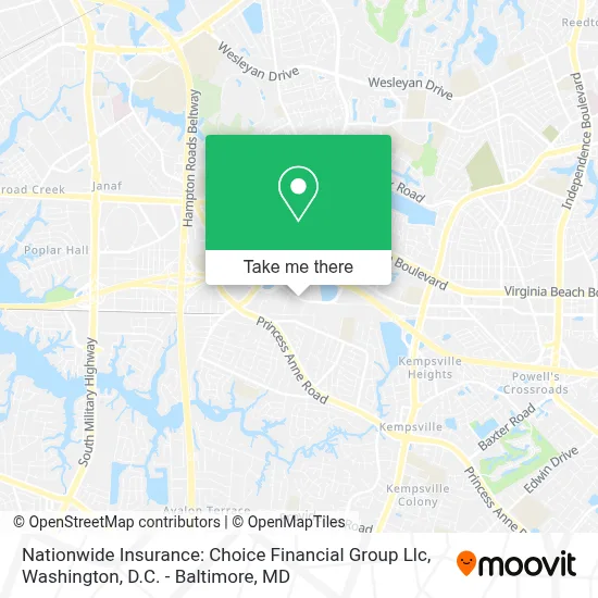Nationwide Insurance: Choice Financial Group Llc map
