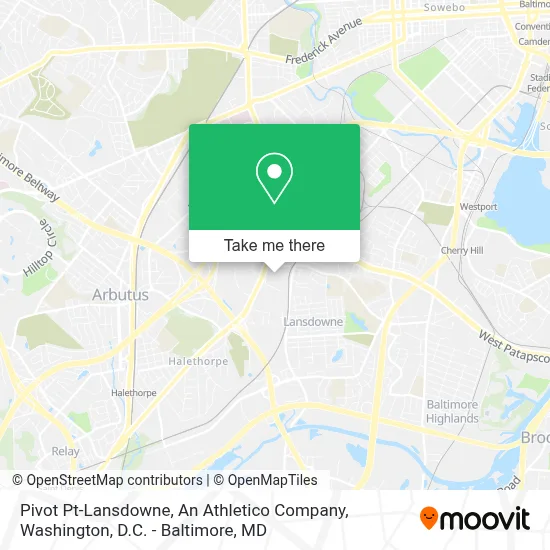 Pivot Pt-Lansdowne, An Athletico Company map