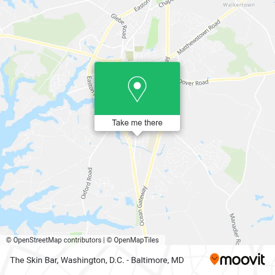 The Skin Bar map