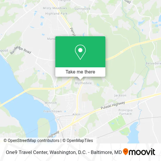 One9 Travel Center map